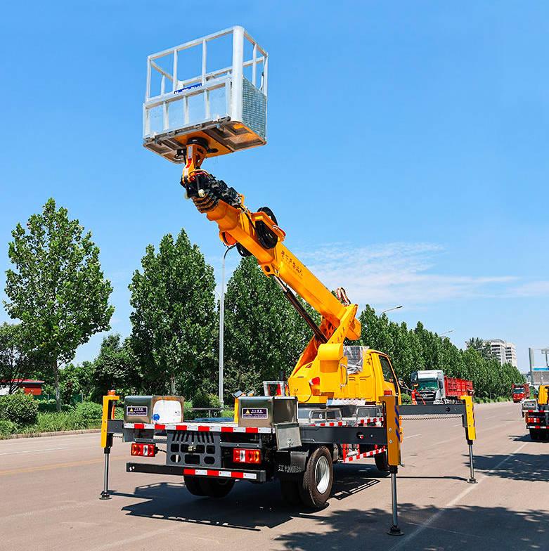 Aerial Work Truck High Altitude Operation Truck Telescopic Boom Truck for Sale 4