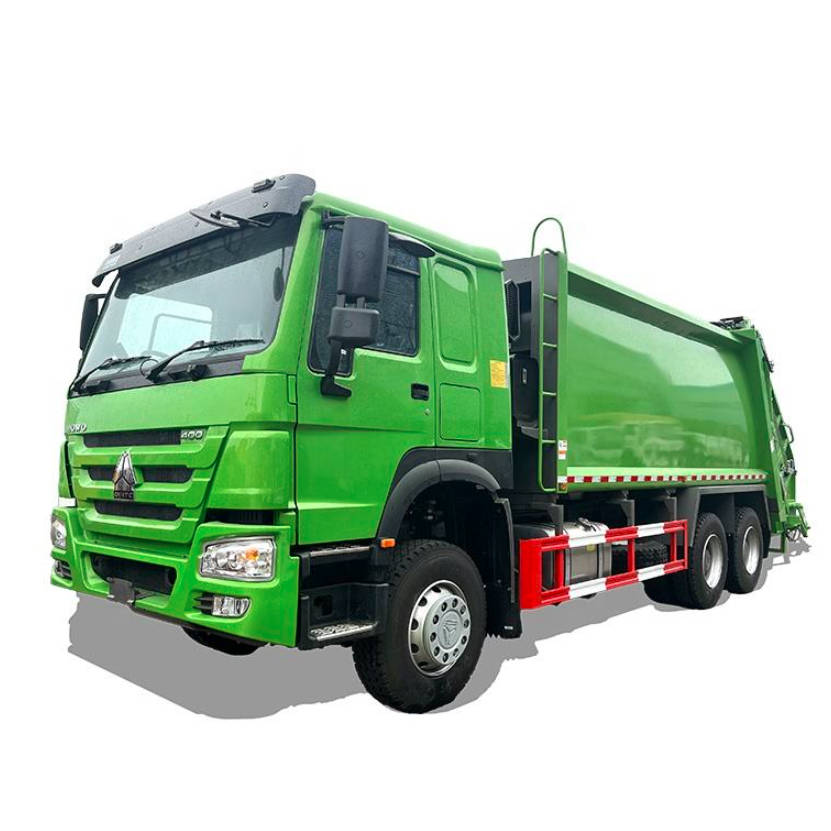 Howo 18 CBM 6x4 Manual Diesel Engine Garbage Compactor Truck Rear Loader