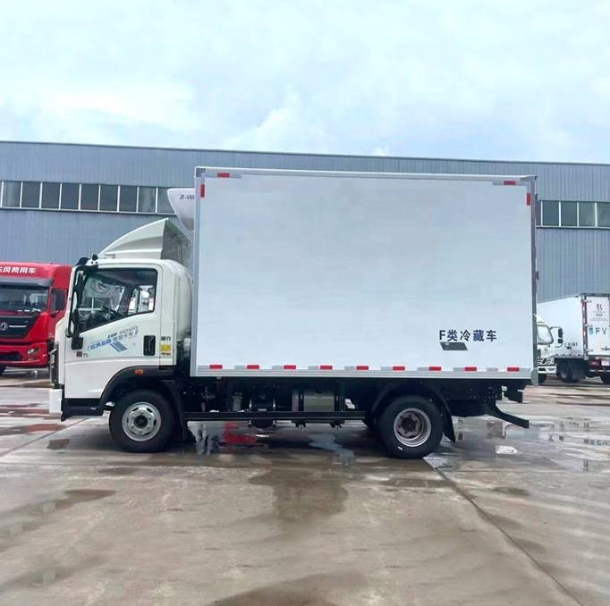 Howo 4x2 Refrigerator Truck 6 Ton Freezer Truck for Fish and Meat Transport 2