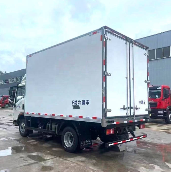 Howo 4x2 Refrigerator Truck 6 Ton Freezer Truck for Fish and Meat Transport 3