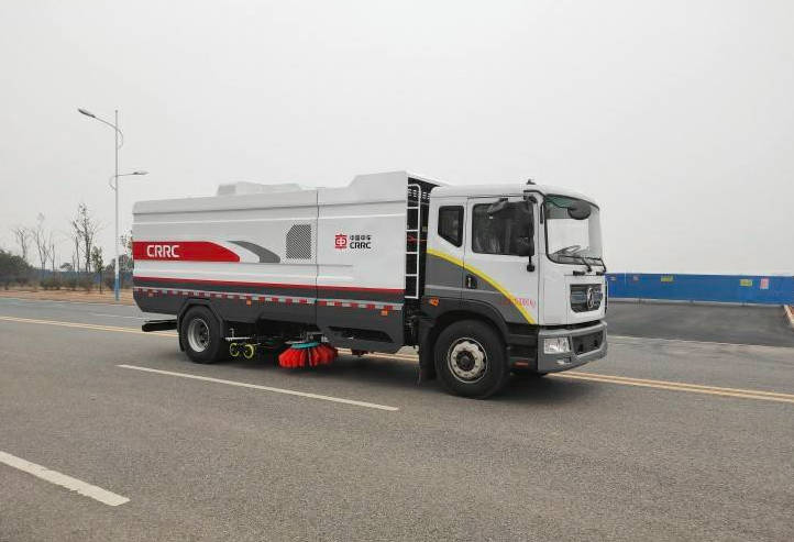 New Electric Street Sweeper Truck Manufacturer Road Cleaning Sweeper Truck for Sale 3